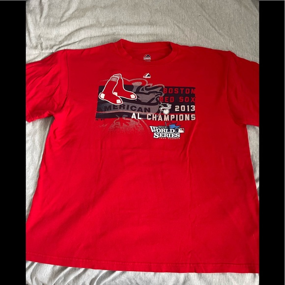 3 for $20 Majestic Boston Redsox World Series champion 2013 t shirt - Picture 1 of 4